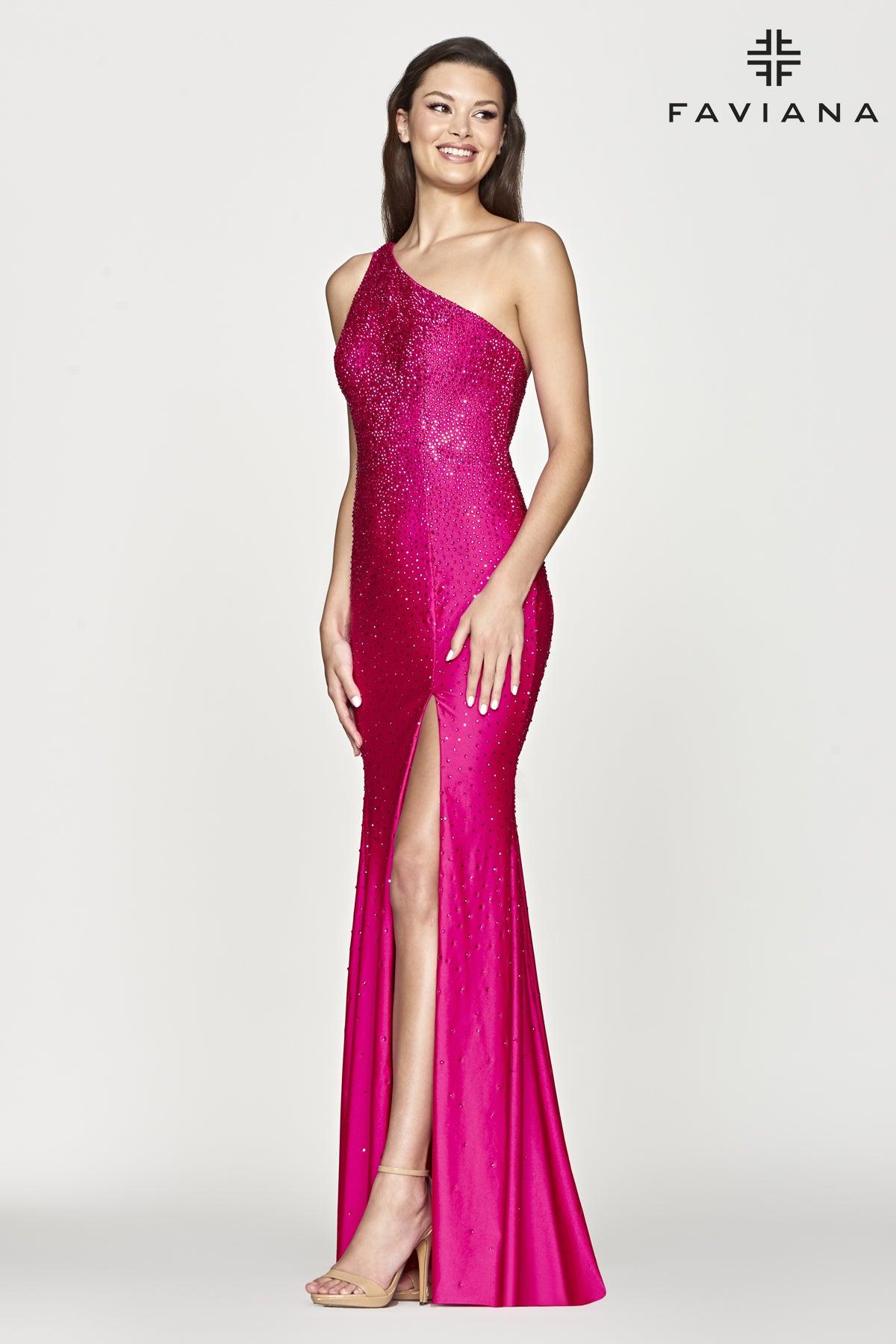 Faviana Long Sexy Prom Dress S10632 - The Dress Outlet