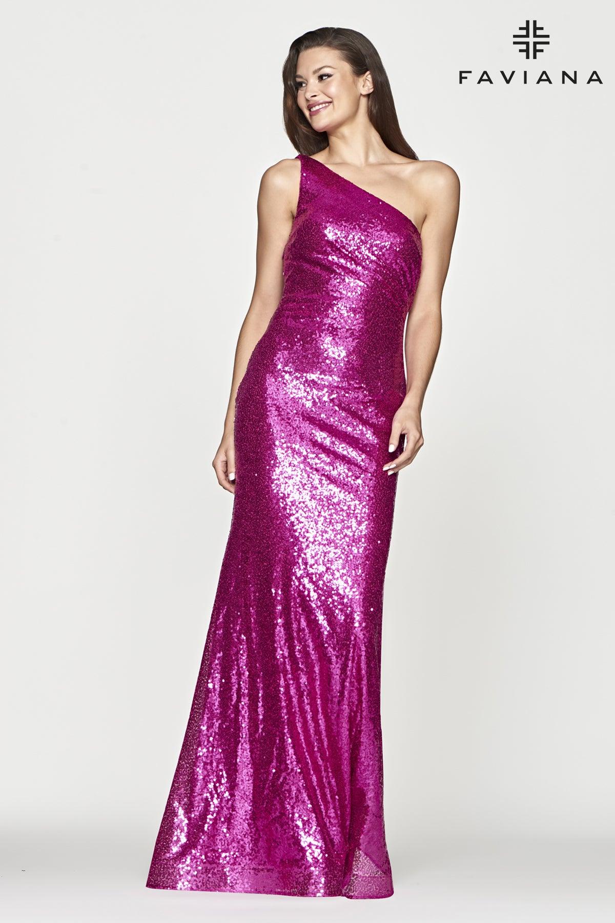 Faviana Long Sexy Prom Dress S10638 - The Dress Outlet