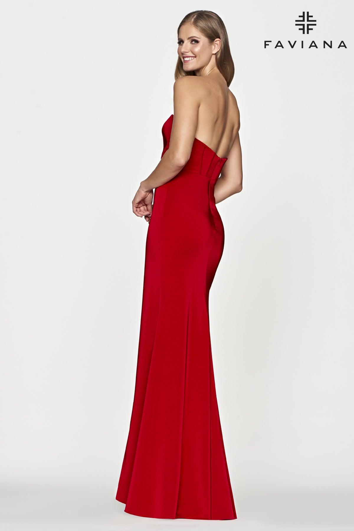 Faviana Long Sexy Prom Dress S10660 - The Dress Outlet