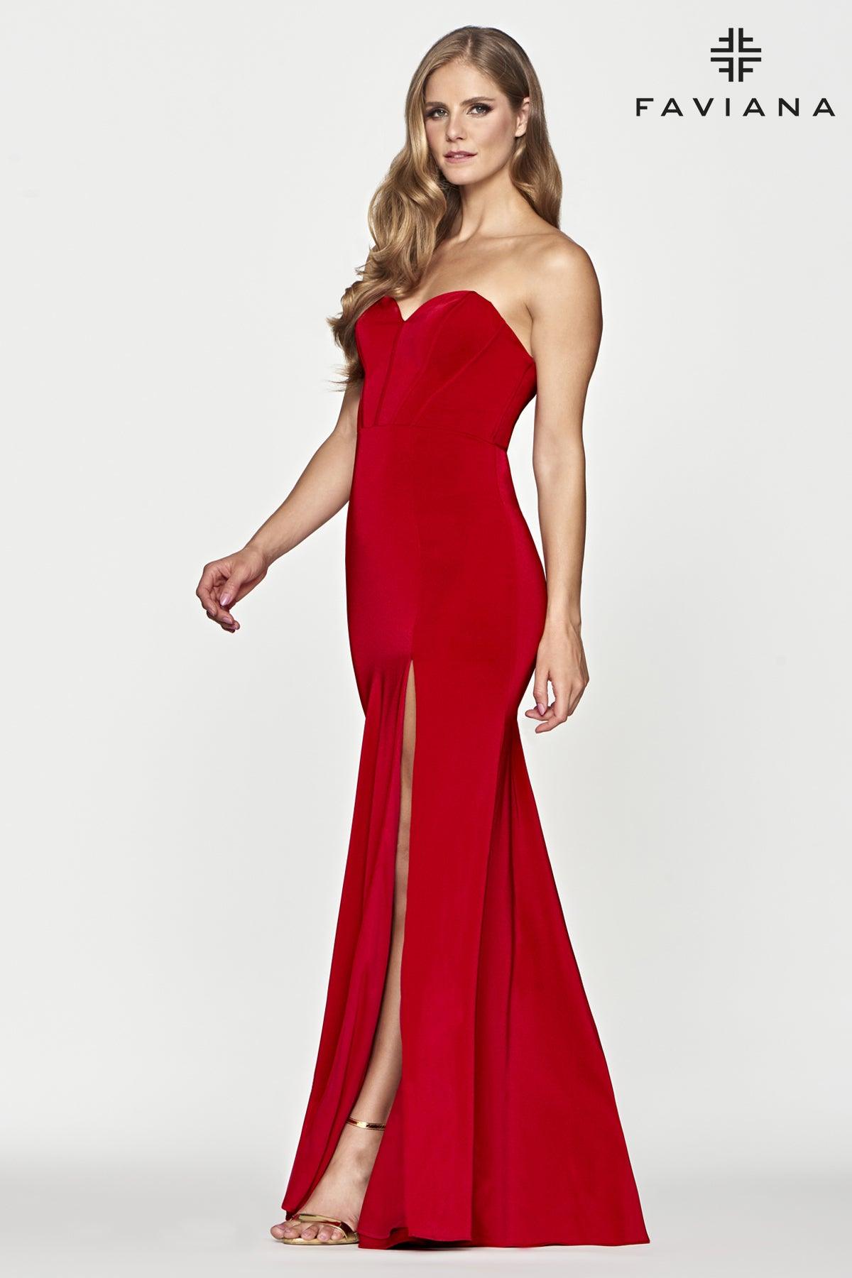 Faviana Long Sexy Prom Dress S10660 - The Dress Outlet