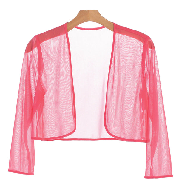 Formal Chiffon Bolero Evening Jacket - The Dress Outlet