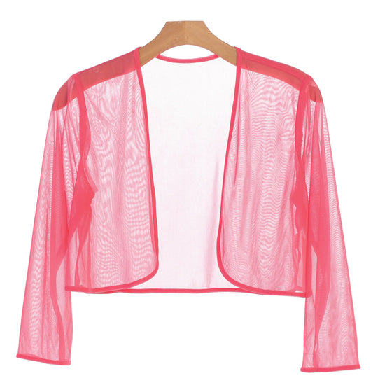 Formal Chiffon Bolero Evening Jacket - The Dress Outlet