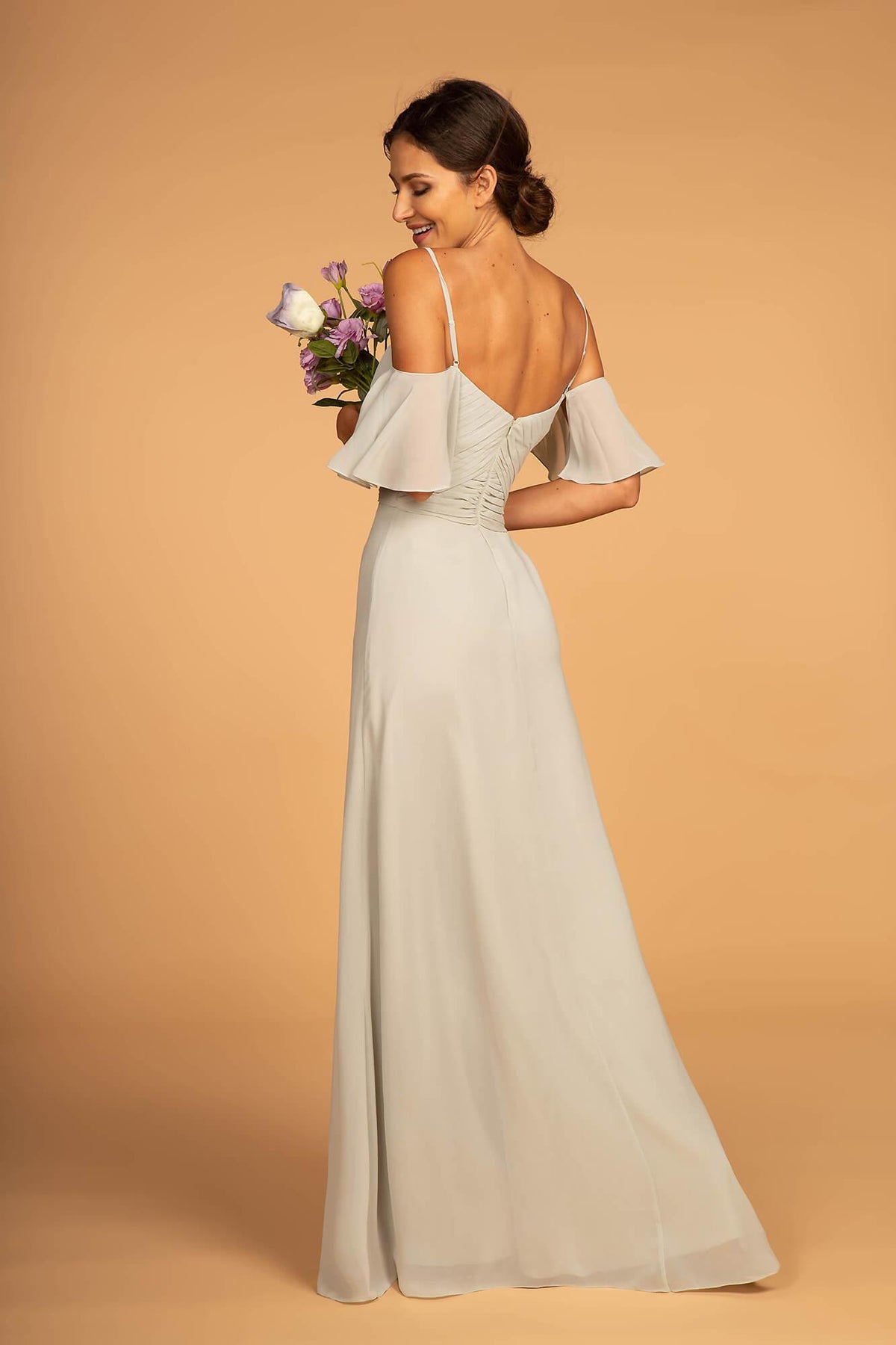 Formal Chiffon Long Dress Bridesmaid - The Dress Outlet Elizabeth K