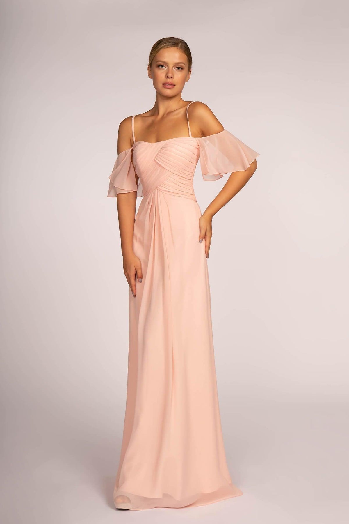 Formal Chiffon Long Dress Bridesmaid - The Dress Outlet Elizabeth K