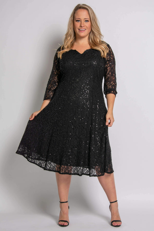 SL Fashions 9419145 Formal Plus Size Short Dress