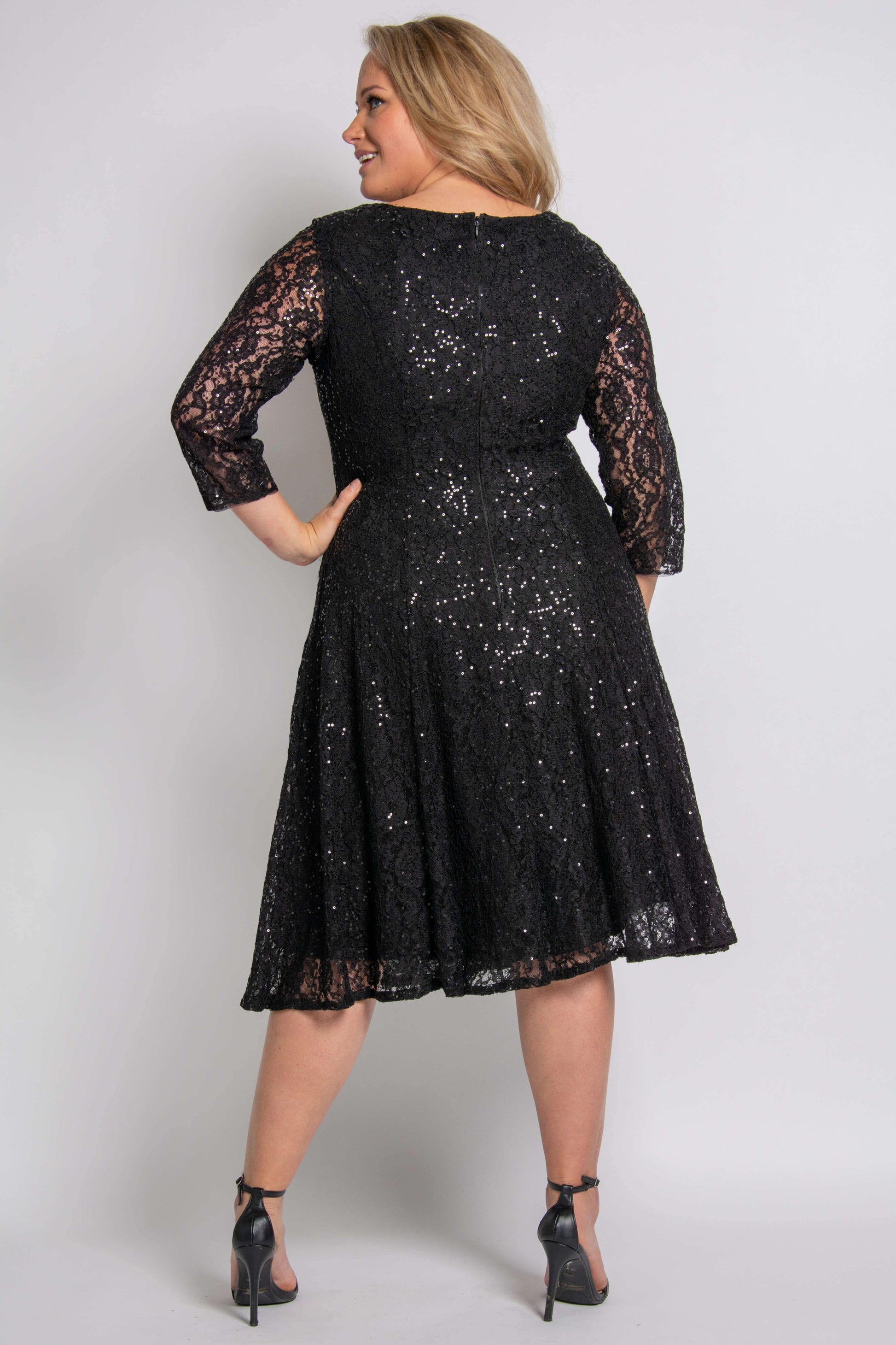 SL Fashions 9419145 Formal Plus Size Short Dress