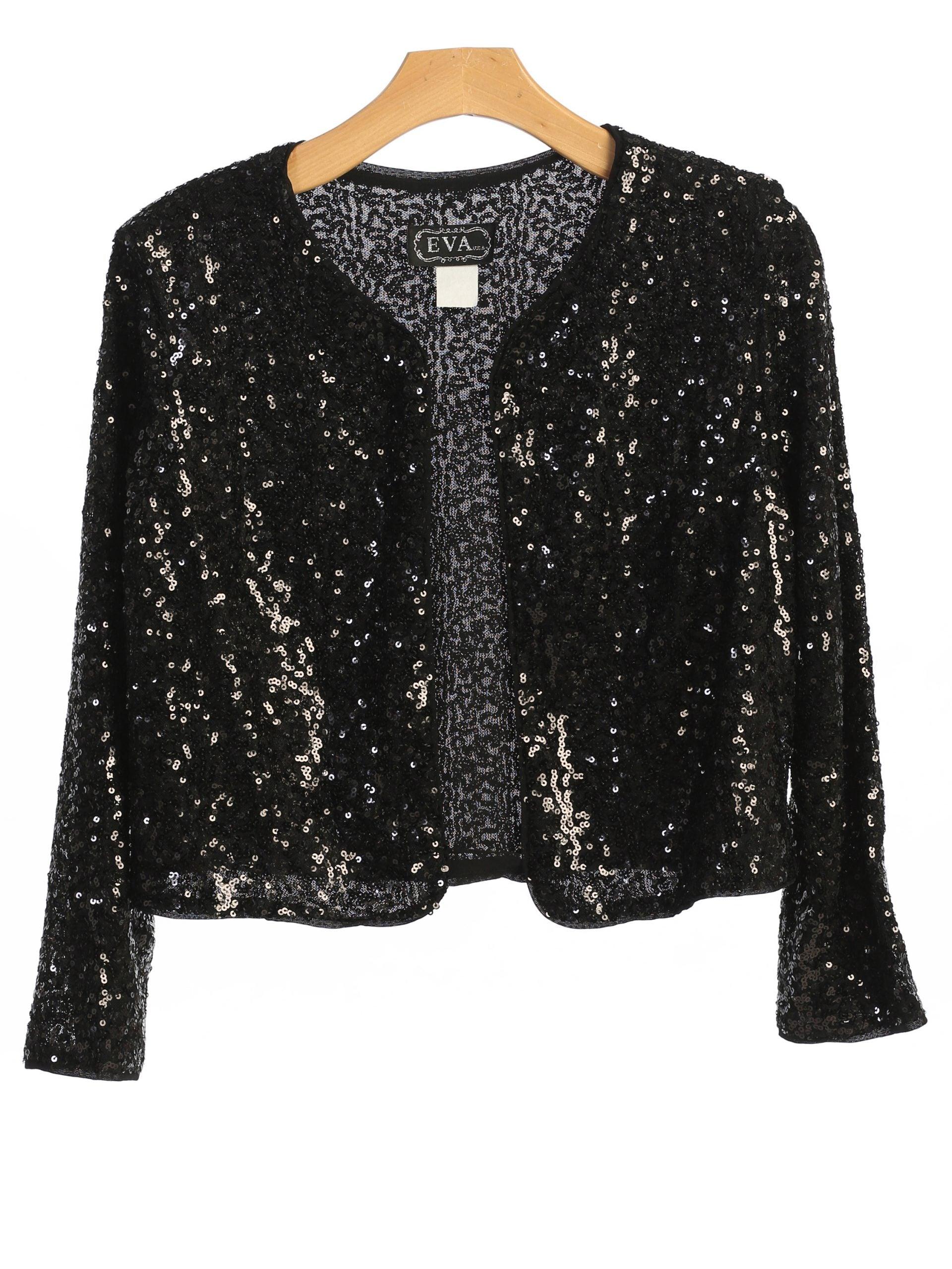 Formal Sequins Bolero Evening Jacket - The Dress Outlet