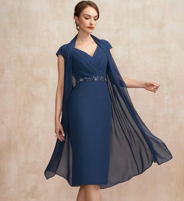 Navy Formal Short Cocktail Dress Sale for $29.99 – The Dress Outlet