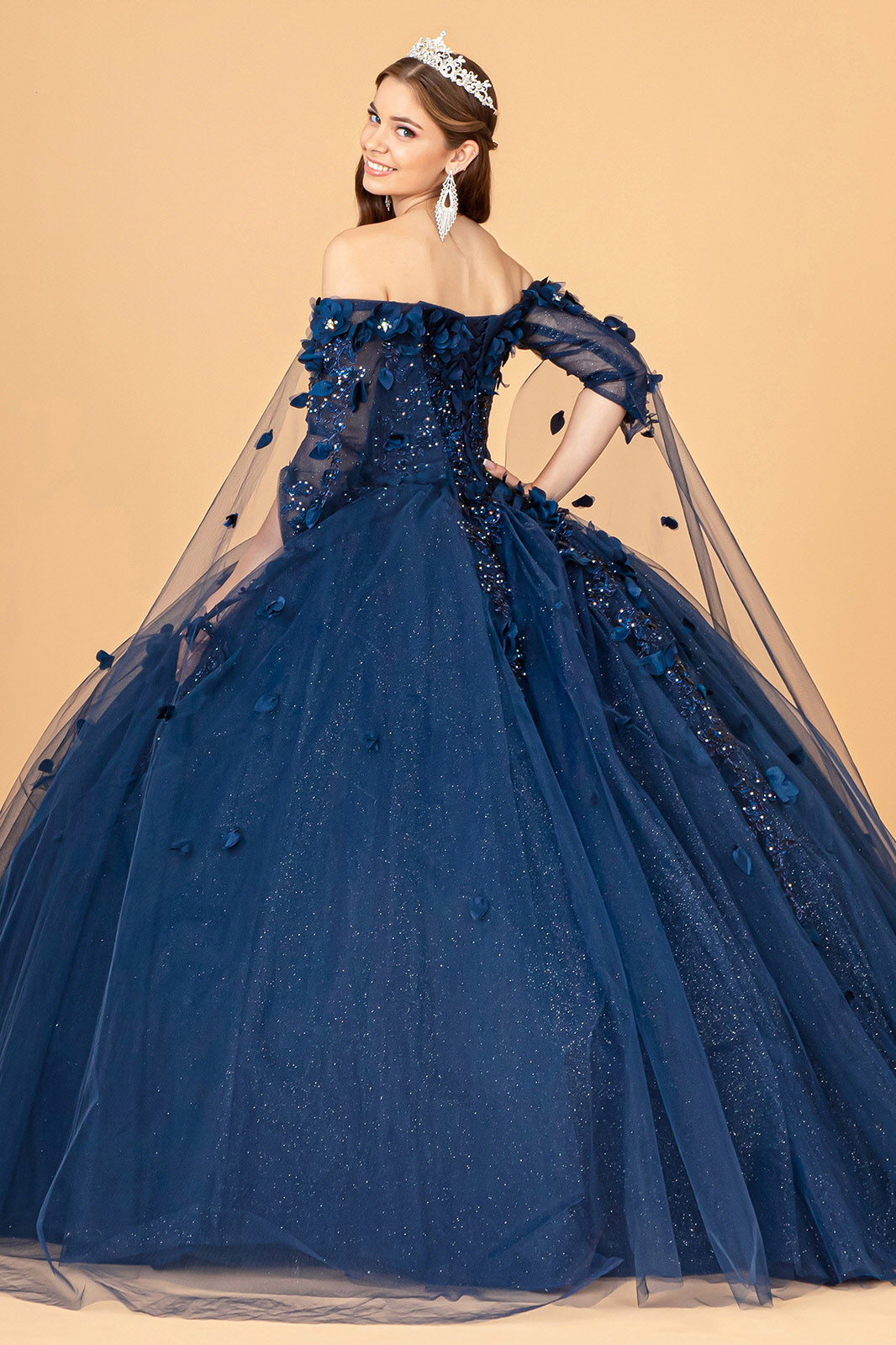 Off Shoulder Long Quinceniera Dress