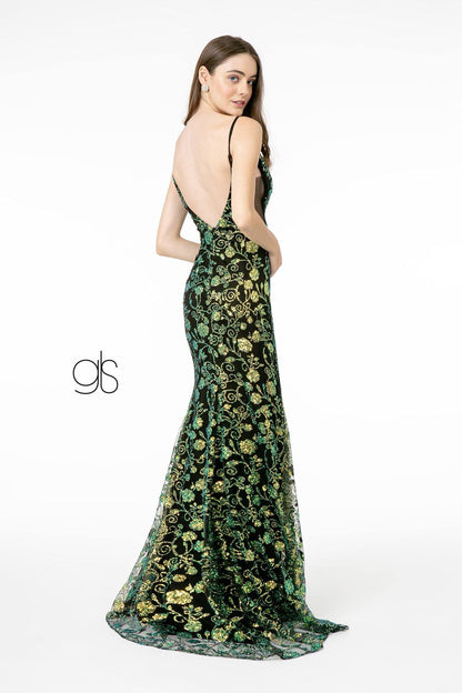 Glitter Long Prom Dress Sale - The Dress Outlet