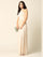 Halter Long Bridesmaid Dress Champagne