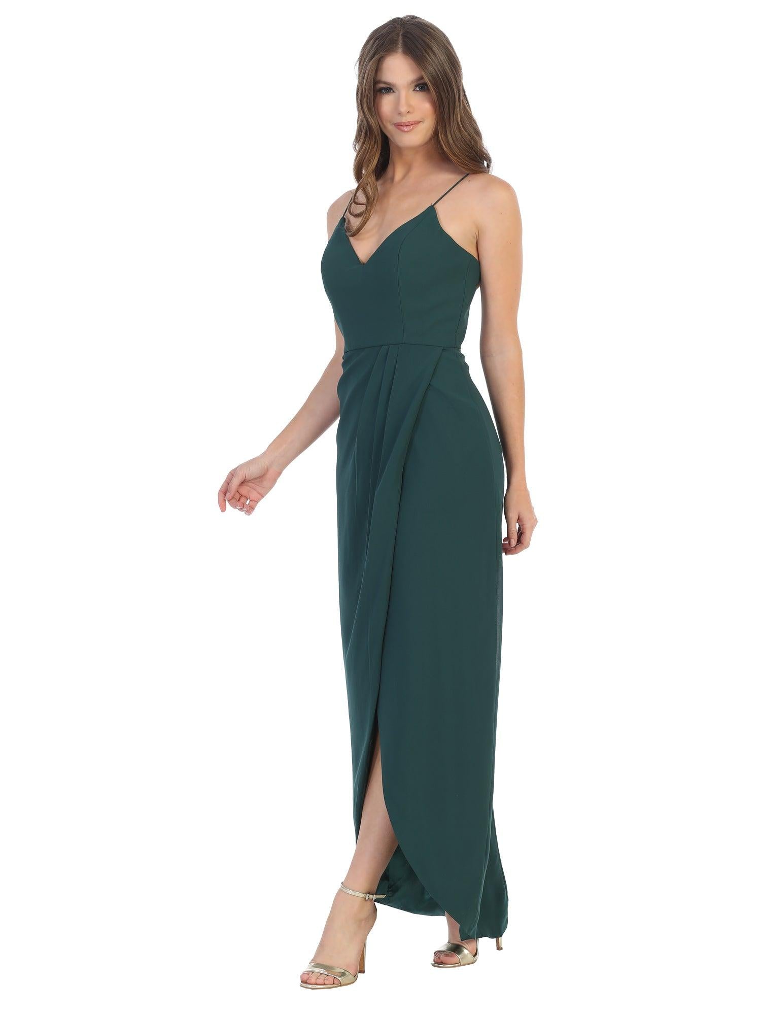 High Low Bridesmaids Chiffon Dress
