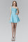 Homecoming Short One Shoulder Chiffon Cocktail Dress - The Dress Outlet