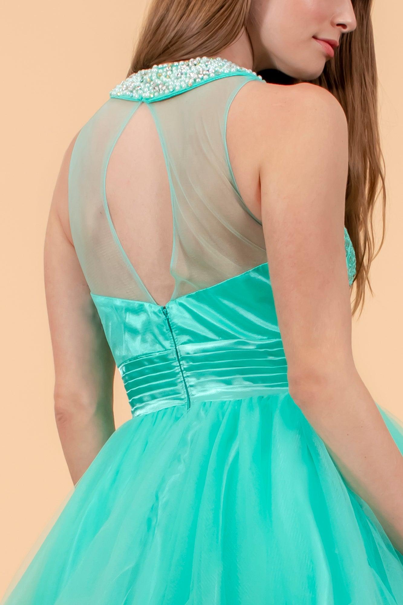 Homecoming Sleeveless Short Prom Dress