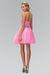 Homecoming Strapless Short Prom Dress - The Dress Outlet
