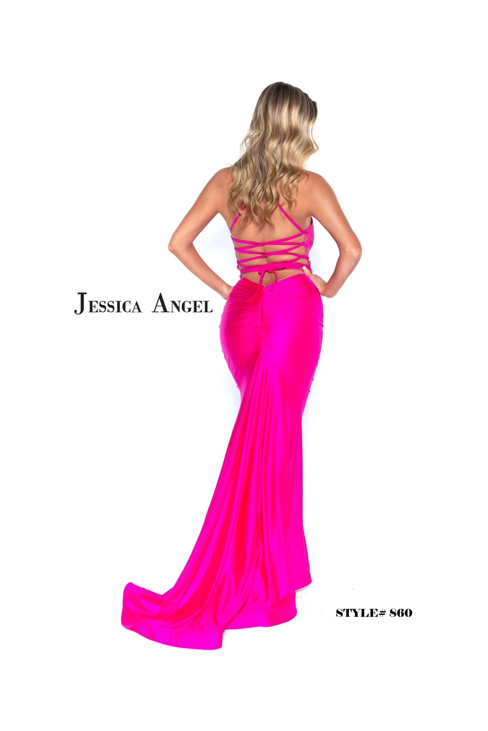 Jessica Angel Long Formal Fitted Sexy Prom Gown 860