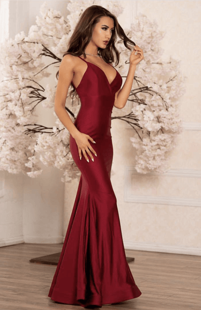 Jessica Angel Long Formal Mermaid Dress 347 - The Dress Outlet