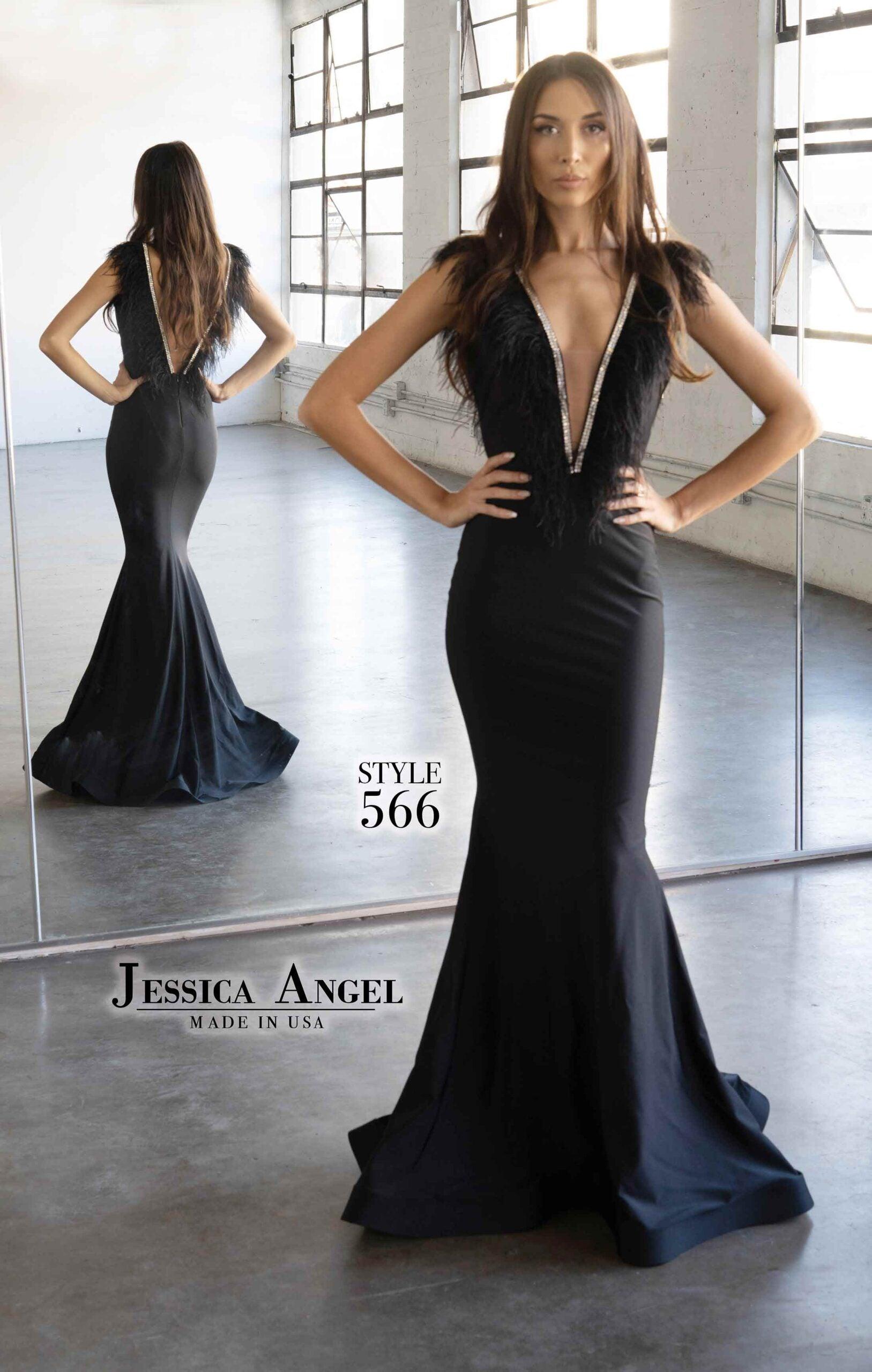Jessica Angel Long Formal Mermaid Gown 566 - The Dress Outlet