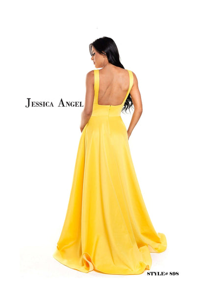 Jessica Angel Long Sleeveless Formal Prom Dress 898 - The Dress Outlet