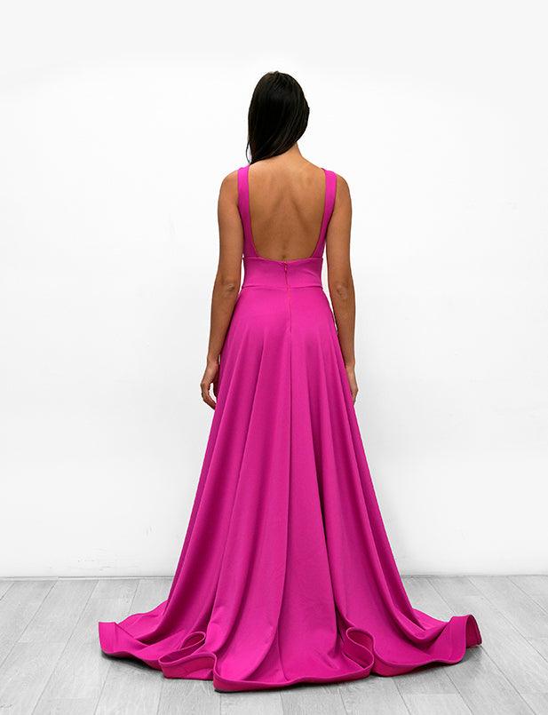 Jessica Angel Long Sleeveless Formal Prom Dress 898 - The Dress Outlet