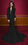 Jessica Angel Mermaid Long Formal Gown Black