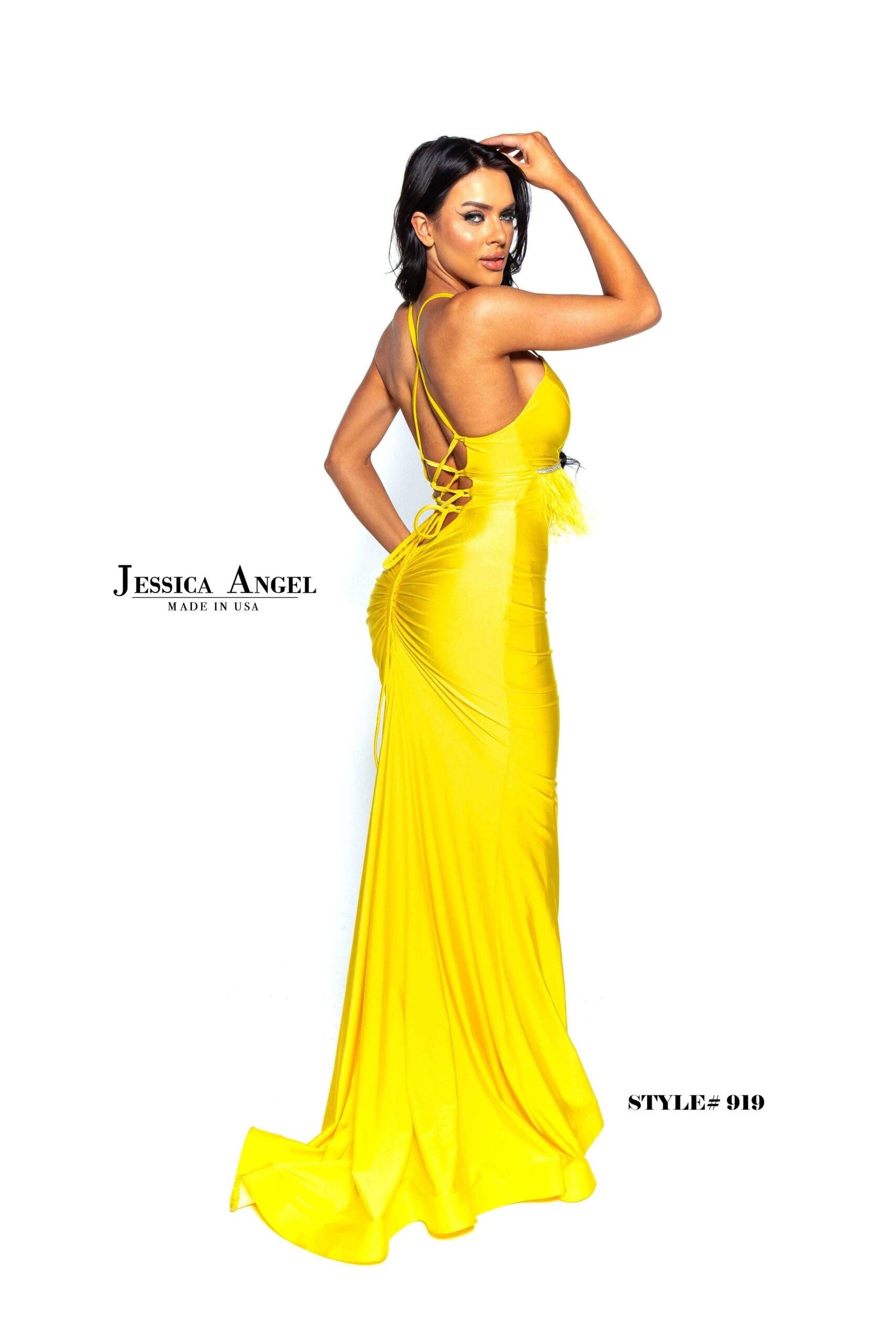 Jessica Angel Prom Long Formal Fitted Dress 919