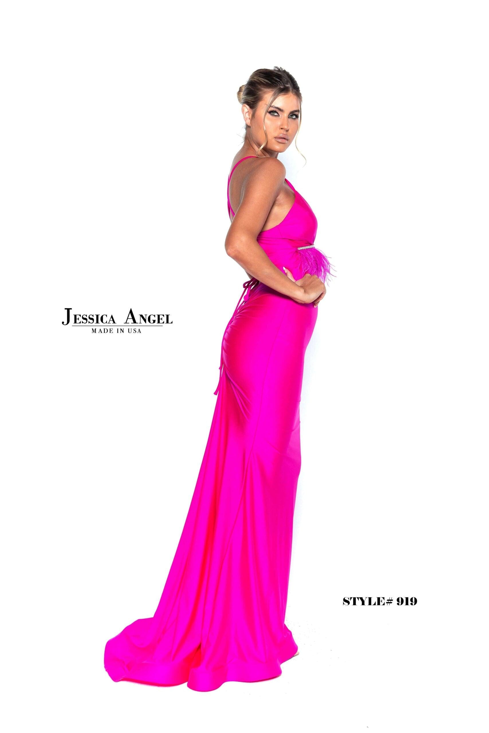 Jessica Angel Prom Long Formal Fitted Dress 919