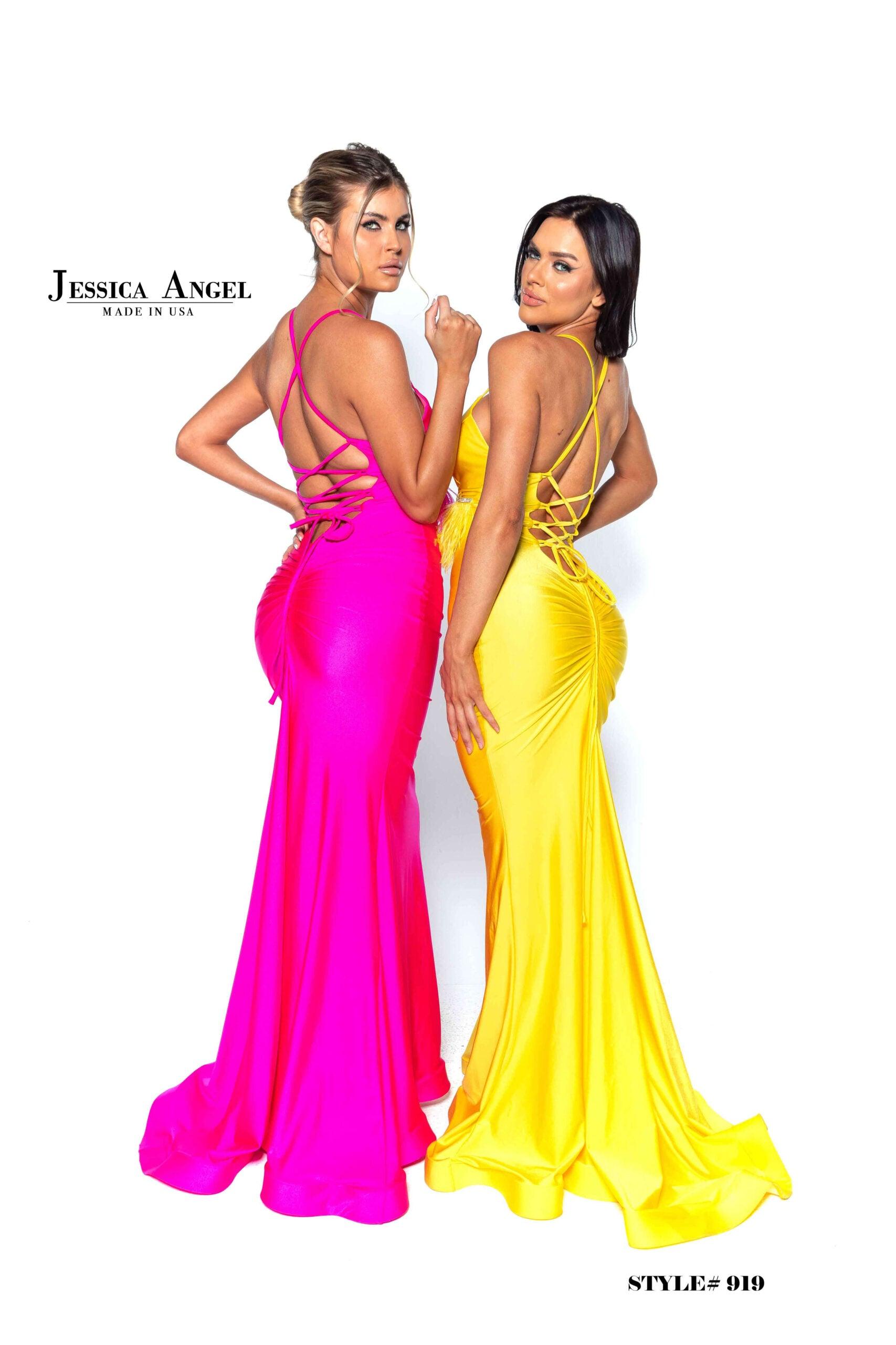 Jessica Angel Prom Long Formal Fitted Dress 919