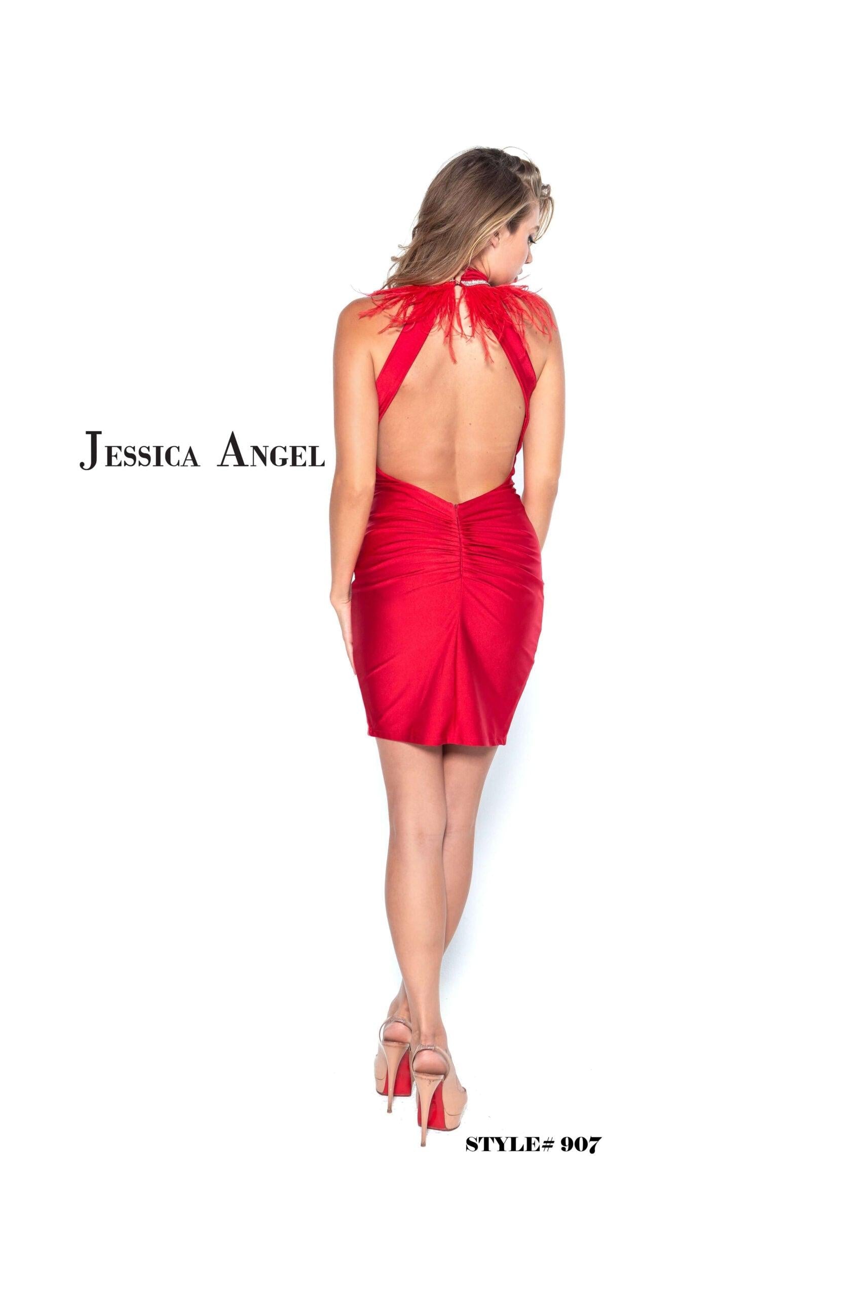 Jessica Angel Short Fitted Cocktail Dress 907 - The Dress Outlet