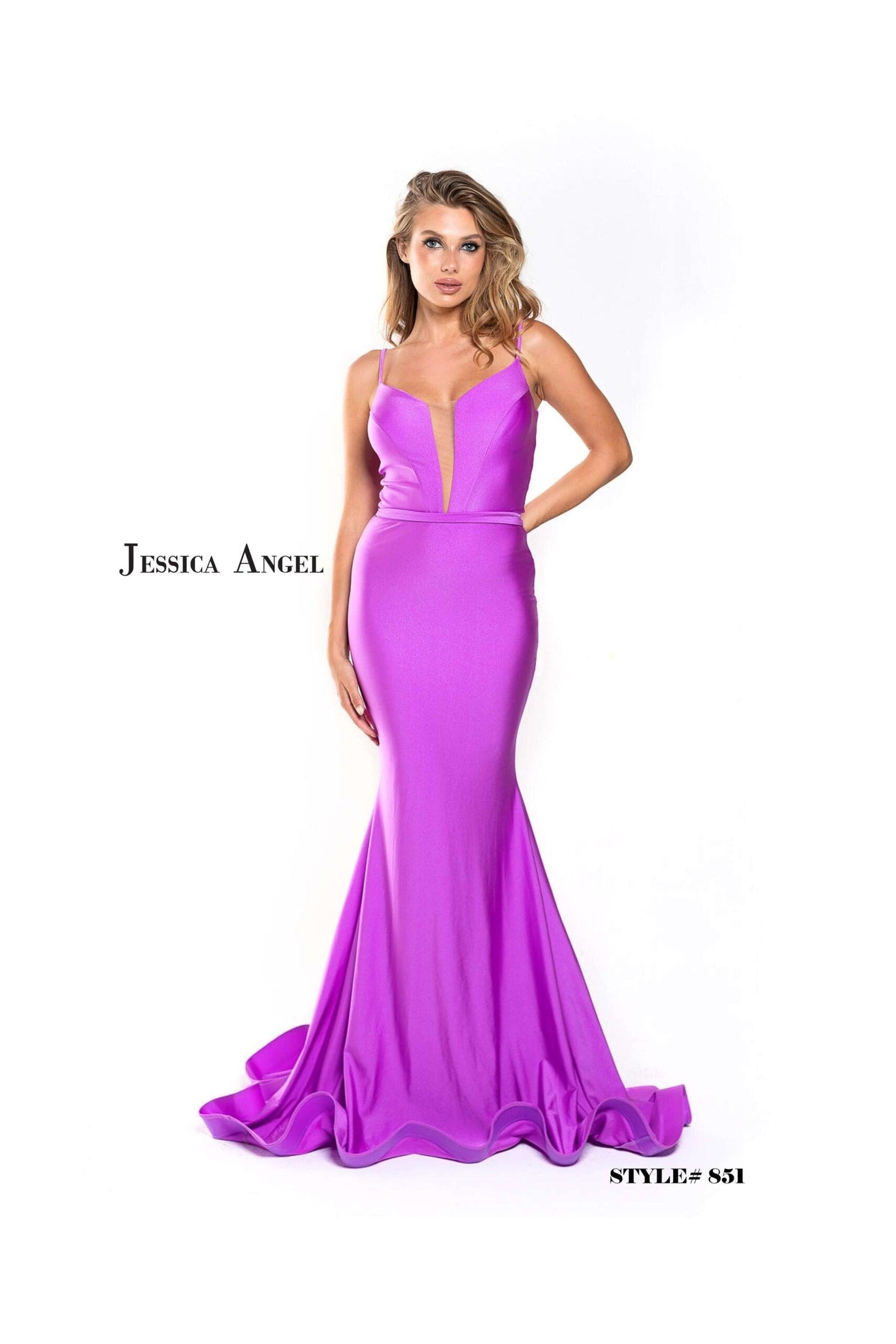 Jessica Angel Sleeveless Long Mermaid Dress 851 - The Dress Outlet