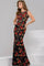 Jovani Colorful Floral Long Evening Gown 50144 - The Dress Outlet