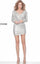 Jovani Cowl Back Sequin Short Dress 03937 - The Dress Outlet