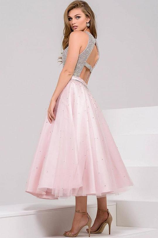 Jovani Embellished Crystal Long Prom Dress 48103 - The Dress Outlet