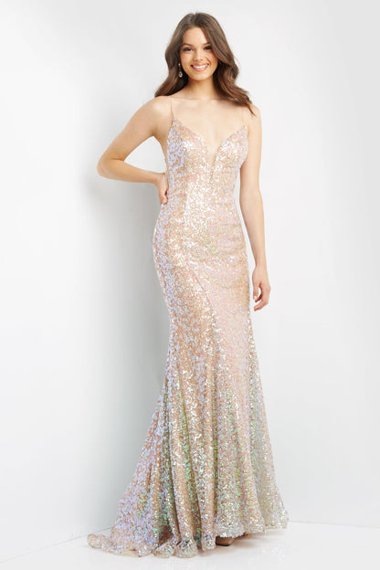 Jovani Embellished Long Prom Dress 07594 - The Dress Outlet