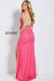 Jovani Embellished Plunging Neck Long Prom Dress 57270 - The Dress Outlet
