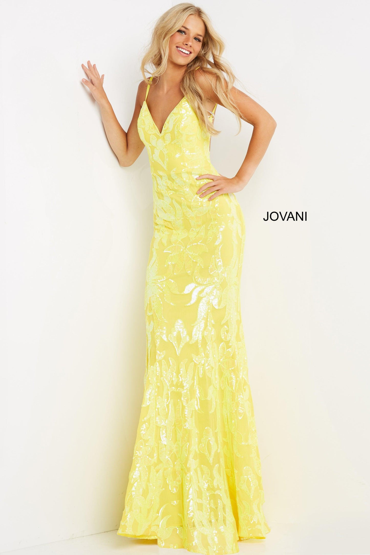 Jovani Fitted Sleeveless Long Formal Gown 07784 - The Dress Outlet
