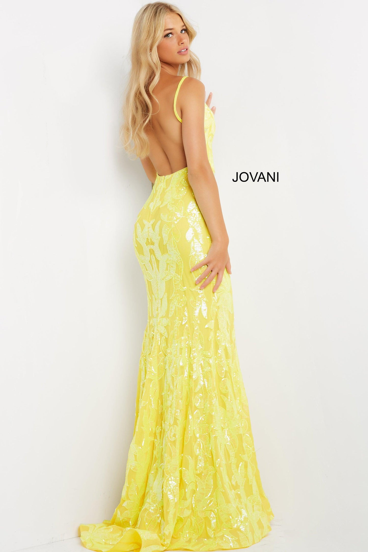 Jovani Fitted Sleeveless Long Formal Gown 07784 - The Dress Outlet
