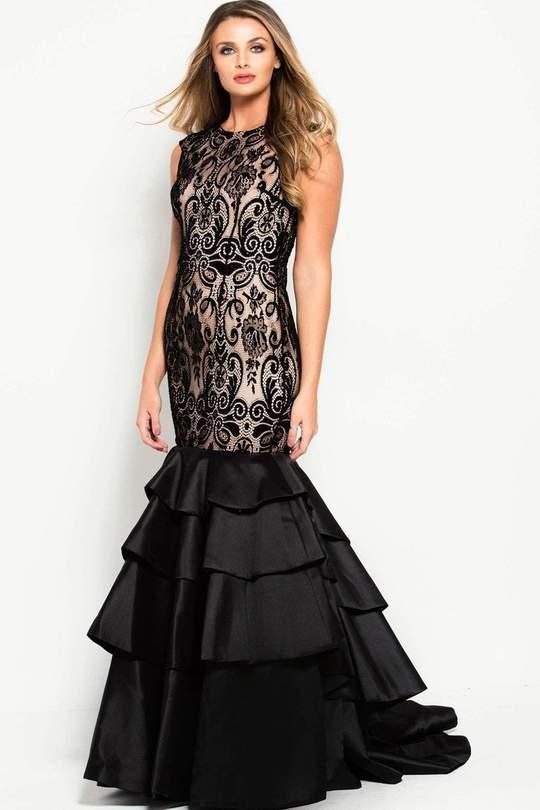 Jovani Fitted Long Prom Dress 52086 - The Dress Outlet