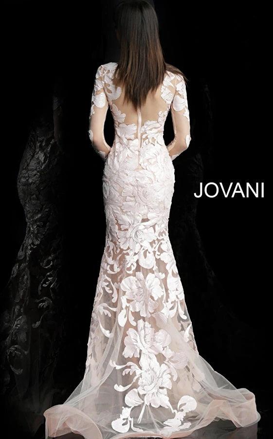 Jovani 60285 Formal Long Sleeve Evening Dress