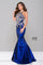 Jovani Halter Long Mermaid Dress 41685 - The Dress Outlet