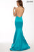 Jovani Halter Mermaid Long Prom Dress 22735 - The Dress Outlet