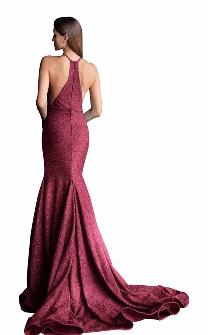 Jovani Halter Mermaid Long Prom Dress 67563 - The Dress Outlet