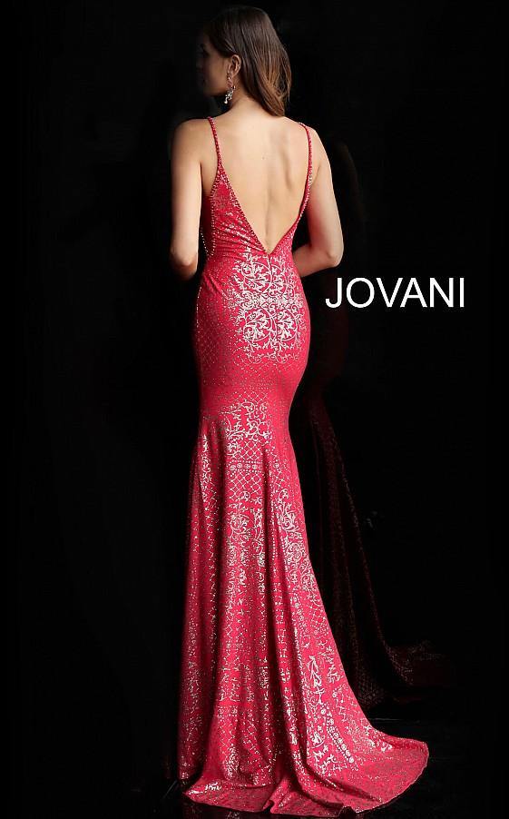 Jovani Long Bridesmaid Fitted Prom Dress 57897 - The Dress Outlet