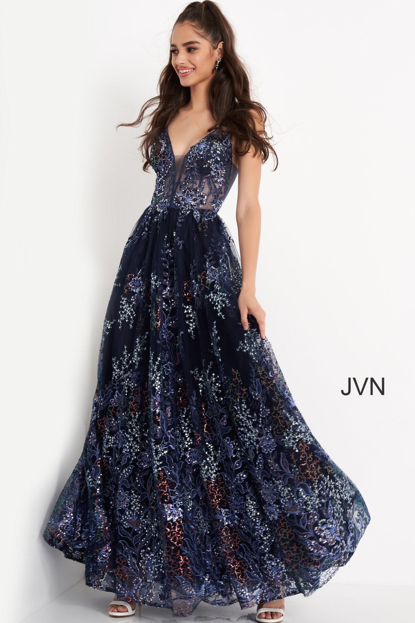 Jovani 06457 Long Embellished Prom Dress