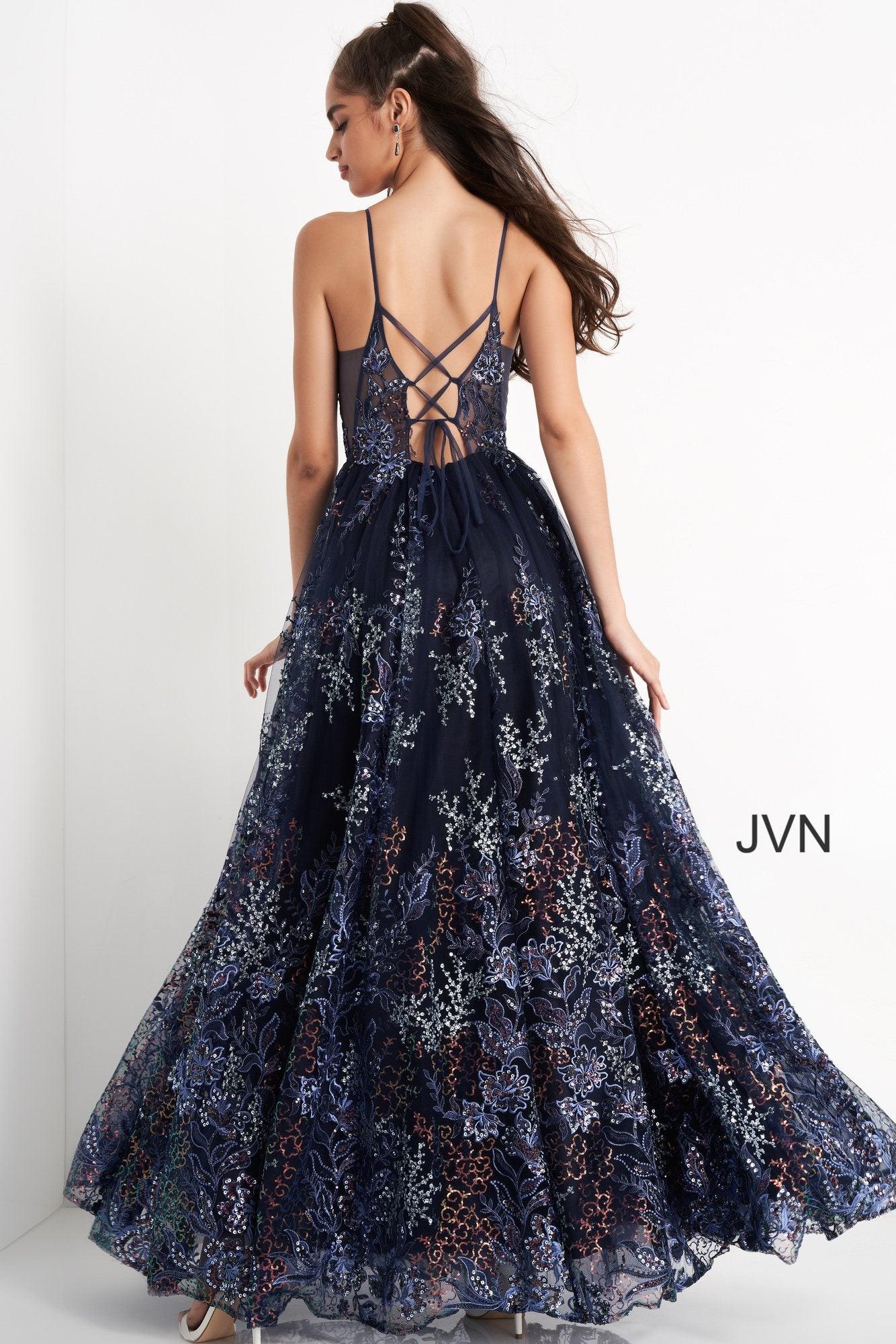 Jovani 06457 Long Embellished Prom Dress