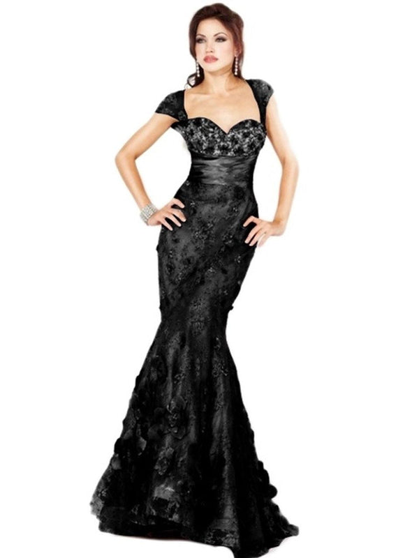 Jovani 9873 Long Fitted Prom Dress