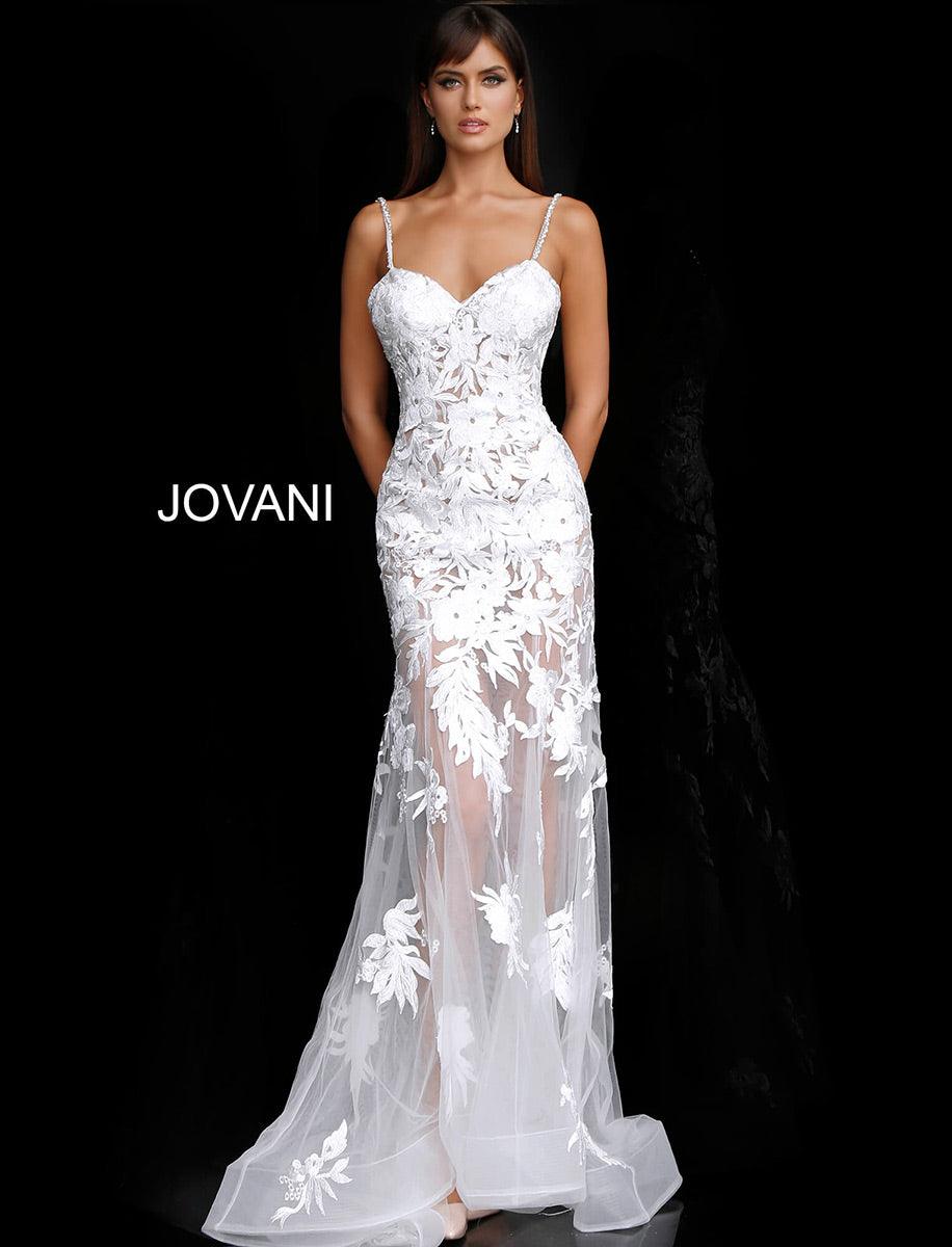 Jovani 68401 Long Fitted Wedding Dress