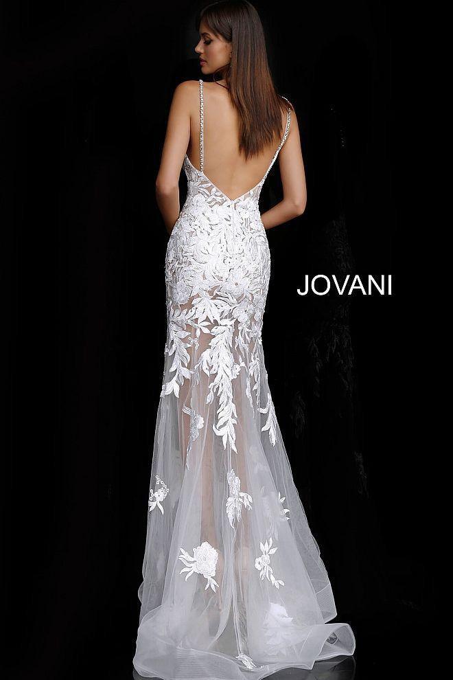 Jovani 68401 Long Fitted Wedding Dress