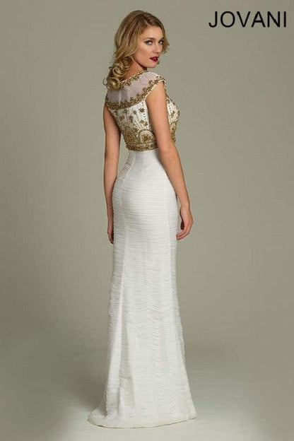 Jovani Long Formal Evening Dress 77761 - The Dress Outlet