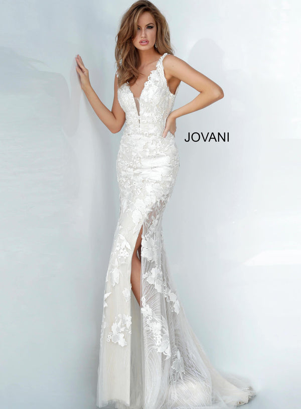 Jovani 02444 Long Formal Evening Lace Sale